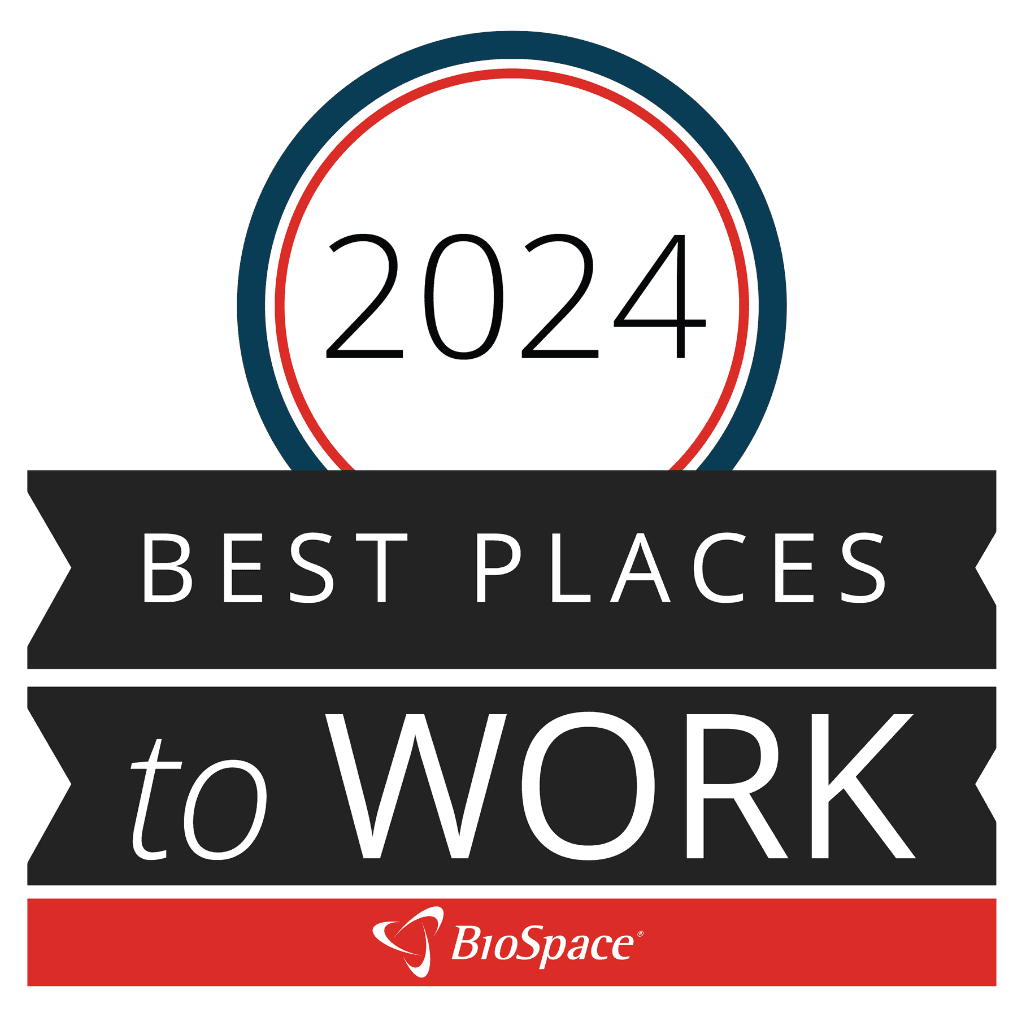 BioSpace 2024 Best Places to Work in life sciences award badge recognizing Karius