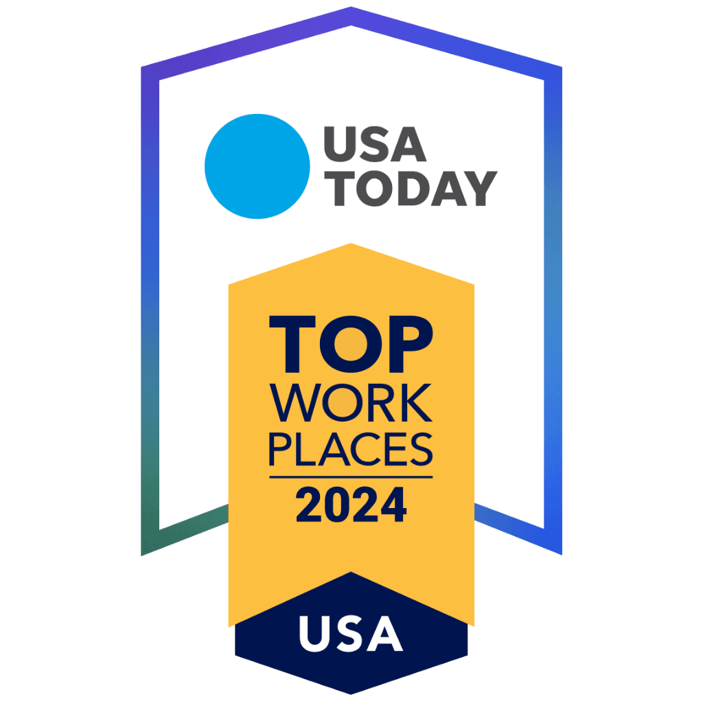 Top Workplaces 2024 award badge recognizing Karius for outstanding company culture and employee experience